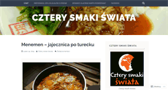 Desktop Screenshot of czterysmakiswiata.pl